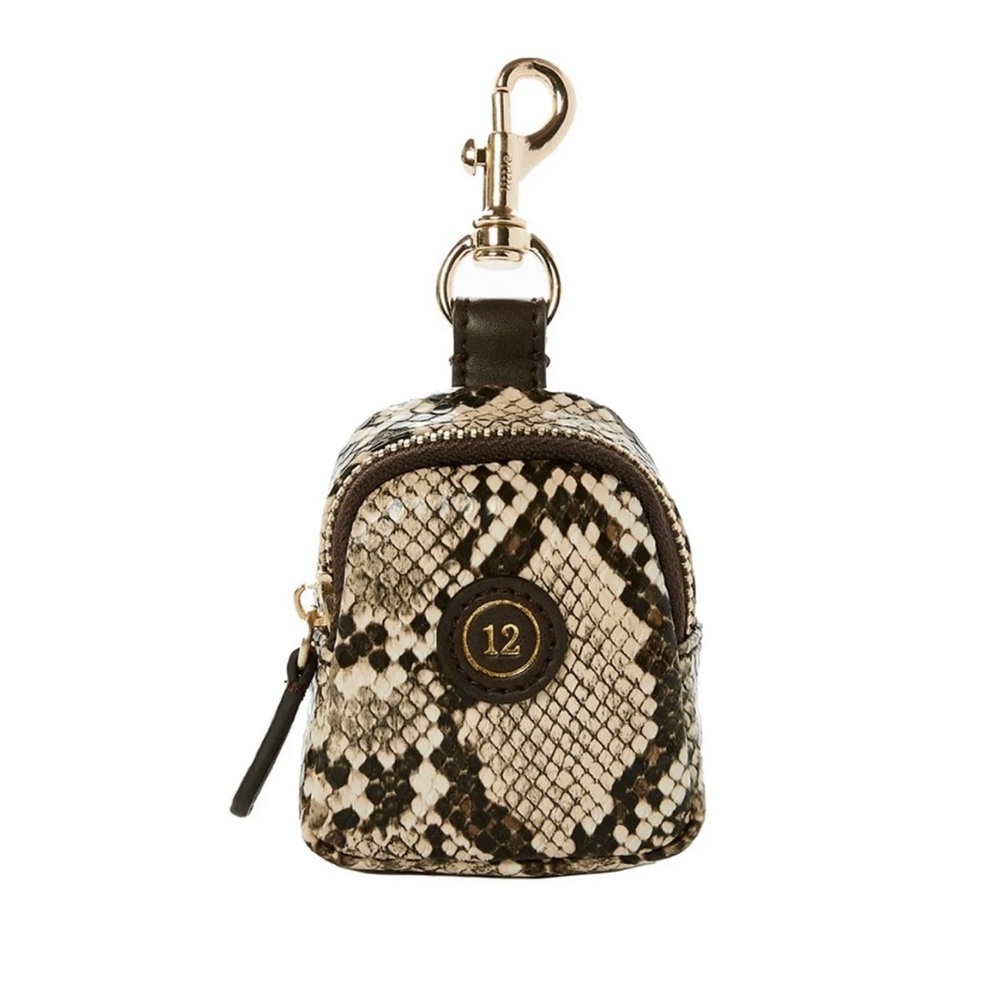 Twelvelittle Little Pouch Taupe Snake